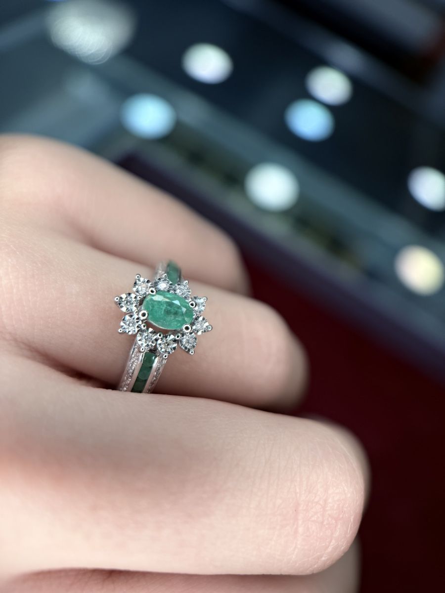 Anelli: Eleganter Smaragd Ring  – Nuovo (secondo la descrizione) da Wallisellen venduto da Juwelier_Aurum 5
