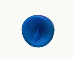 Riesiger Wasserblasenball, blau
