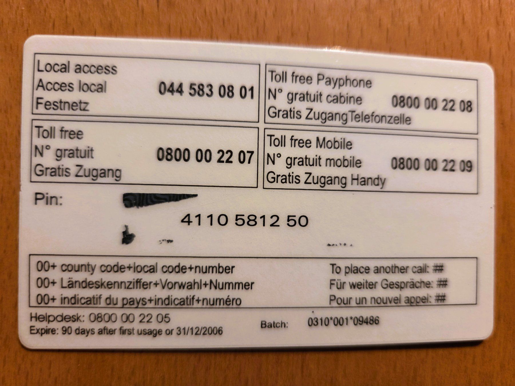 Schede telefoniche: PREPAID - SCHWEIZ – Usato da Brüttisellen venduto da Nighttrain 1