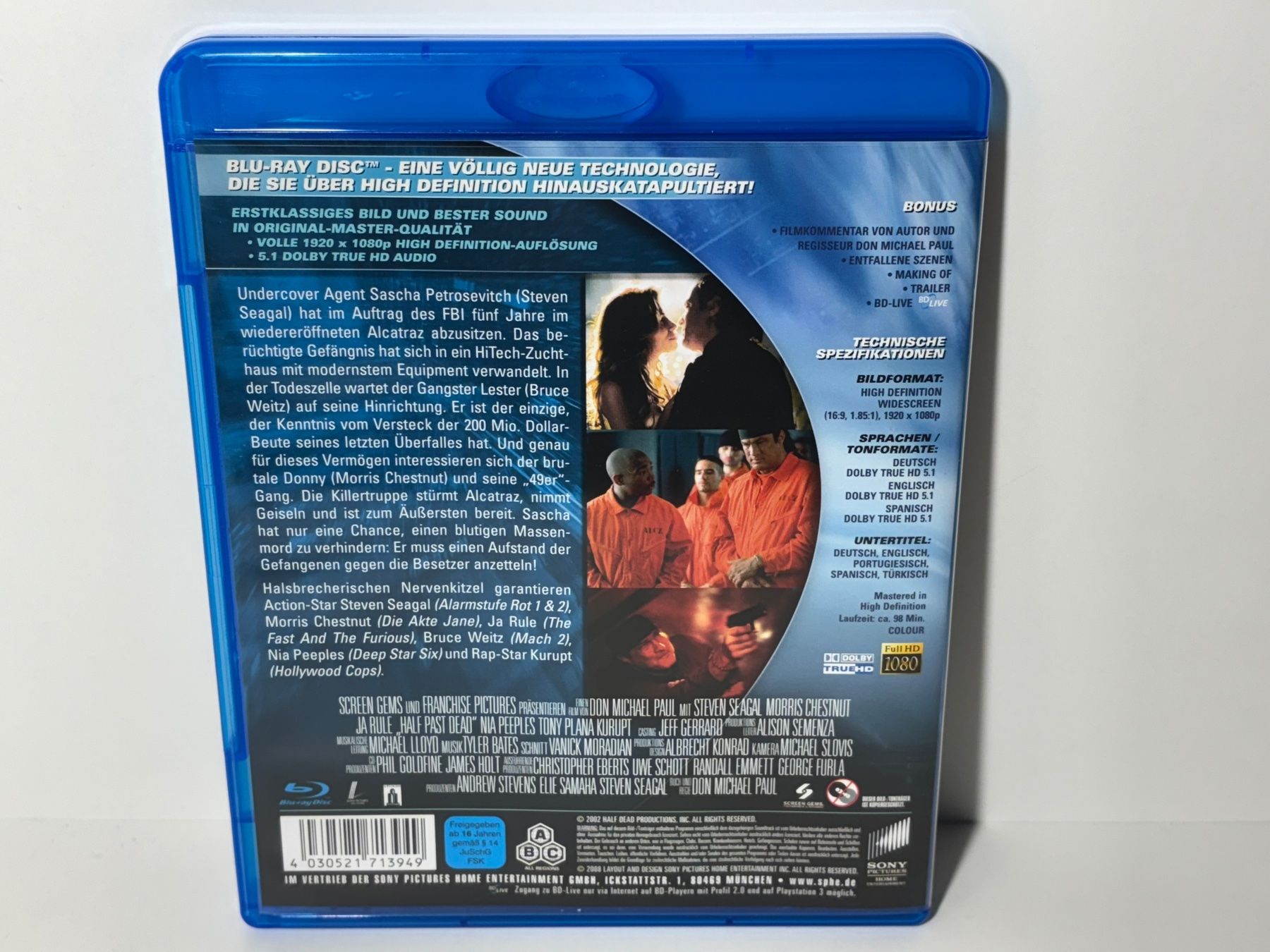 Tutti i DVDs: Halb tot - Half past dead Blu Ray – Usato da Wilderswil venduto da Sstriker 1
