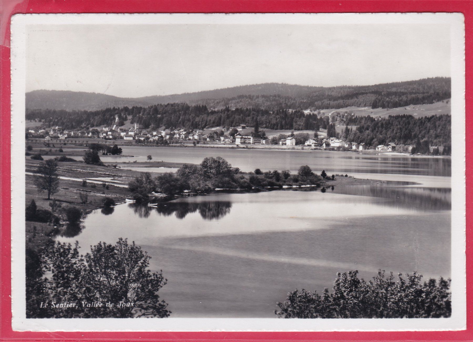 Cartoline postali: LE SENTIER, VALLÉE DE JOUX, 4.9.1958 – Usato da Oberrieden venduto da Gebirgsstelze
