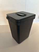 Abfalleimer Kunststoff schwarz Top Zustand