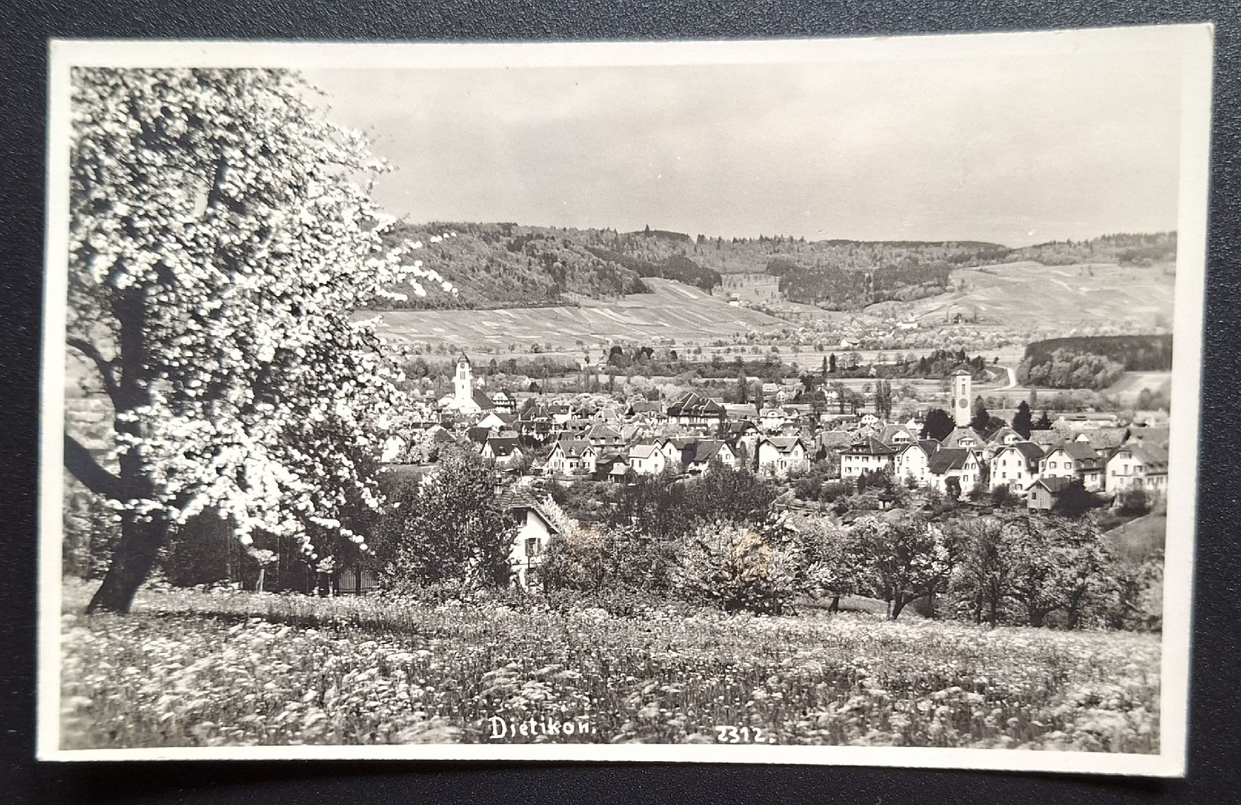 Ansichtskarten: Ansichtskarte Dietikon 1912 – Gebraucht aus Siebnen von Leissav