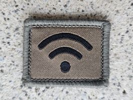 *** Funktionsabzeichen Wifi mit klett ***