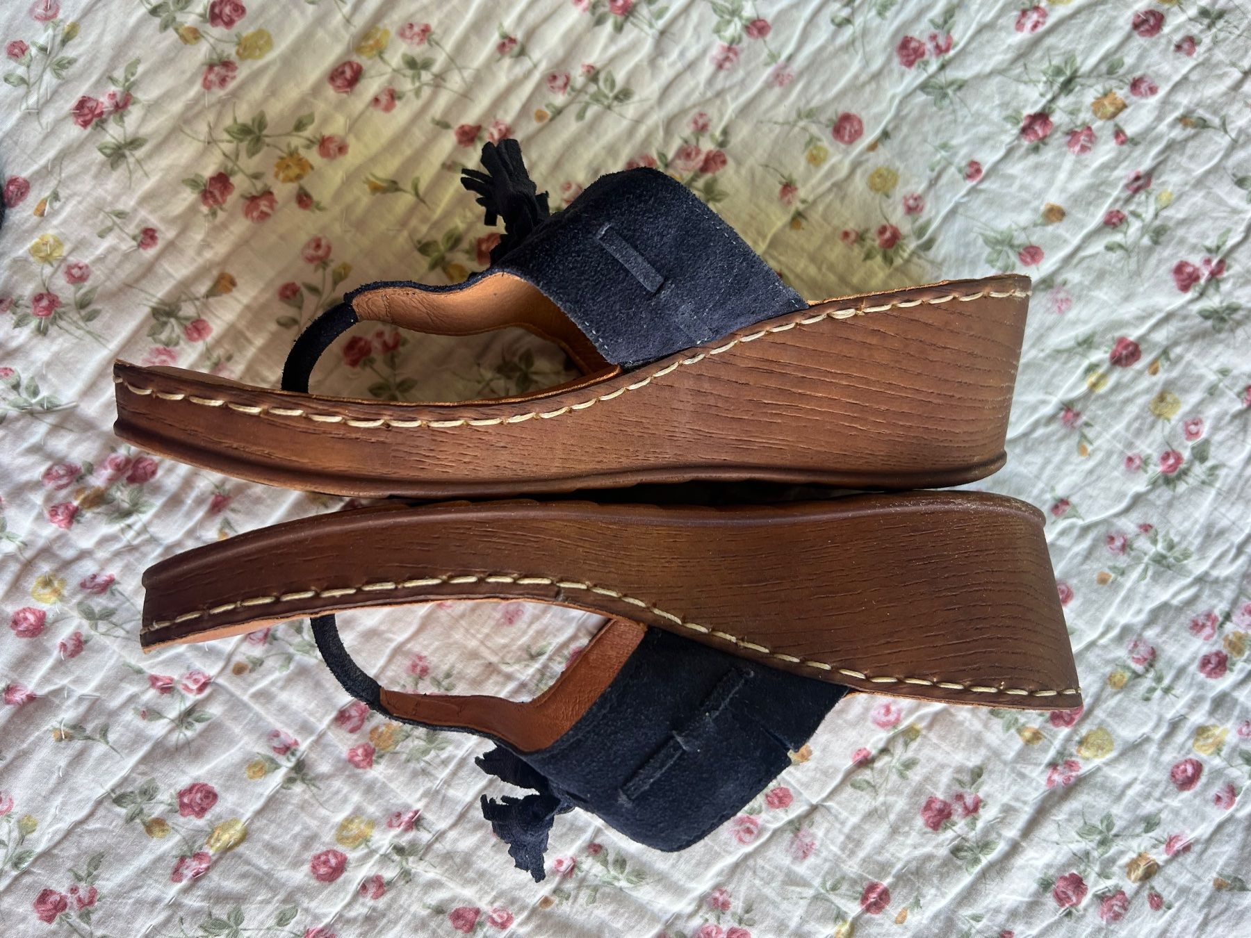 Scarpe da donna: Sandalen / Gr. 39 / Leder – Usato da Meggen venduto da heyleg1 1