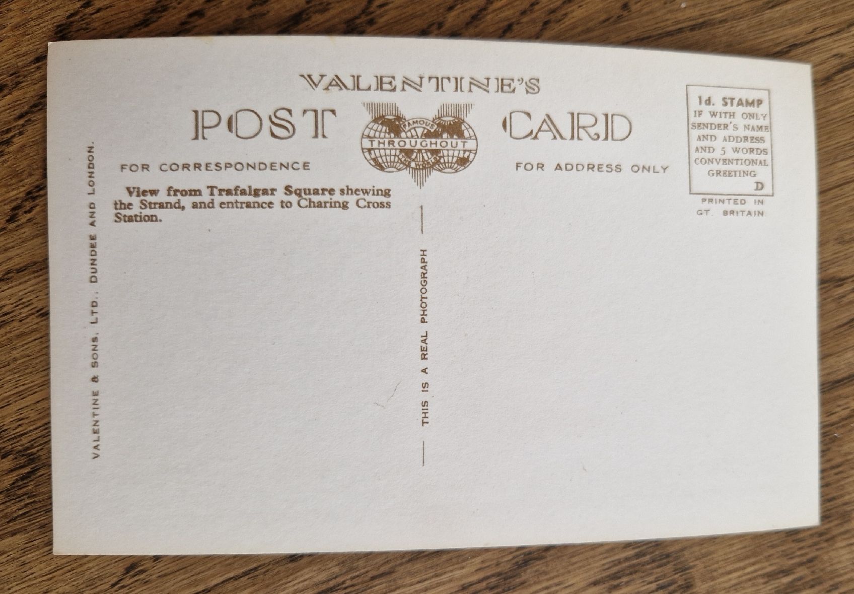 Cartoline postali: Trafalgar Square London, Oldtimer – Usato da Ebikon venduto da Donar50 1