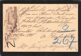 GS Suchard PK 5 Rp , PK 027.Such.(S6/11) braun/schwarz ,1895