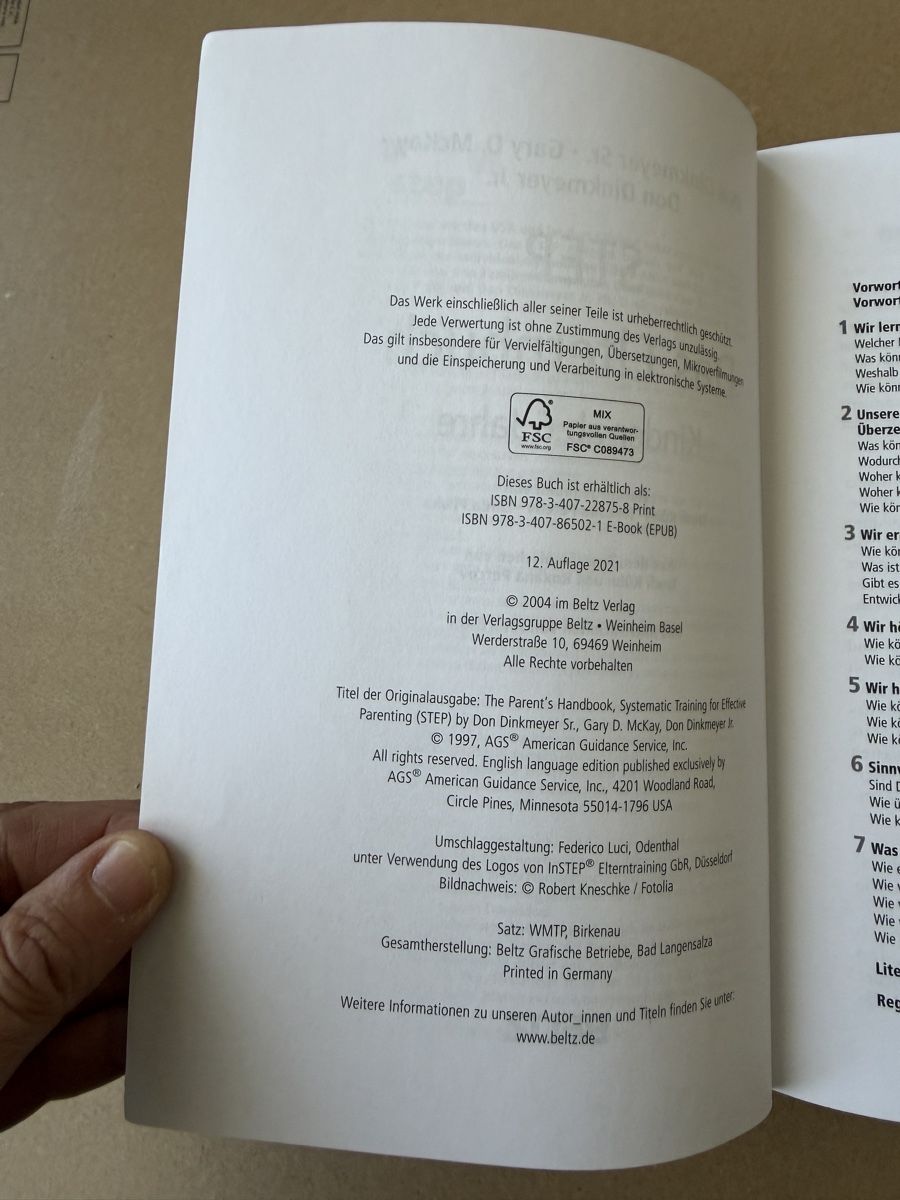 Libri: Step - Das Elternbuch - Kinder ab 6 Jahre – Usato da Aarau venduto da Tam6 4