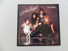 LP brit. Frauen Heavy Metal Band Girlschool 1983 Play Dirty