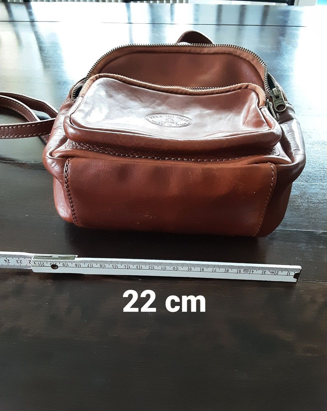 Zaini: Lederrucksack (Farbe: Cognac) – Nuovo (secondo la descrizione) da Bern venduto da Javero 4
