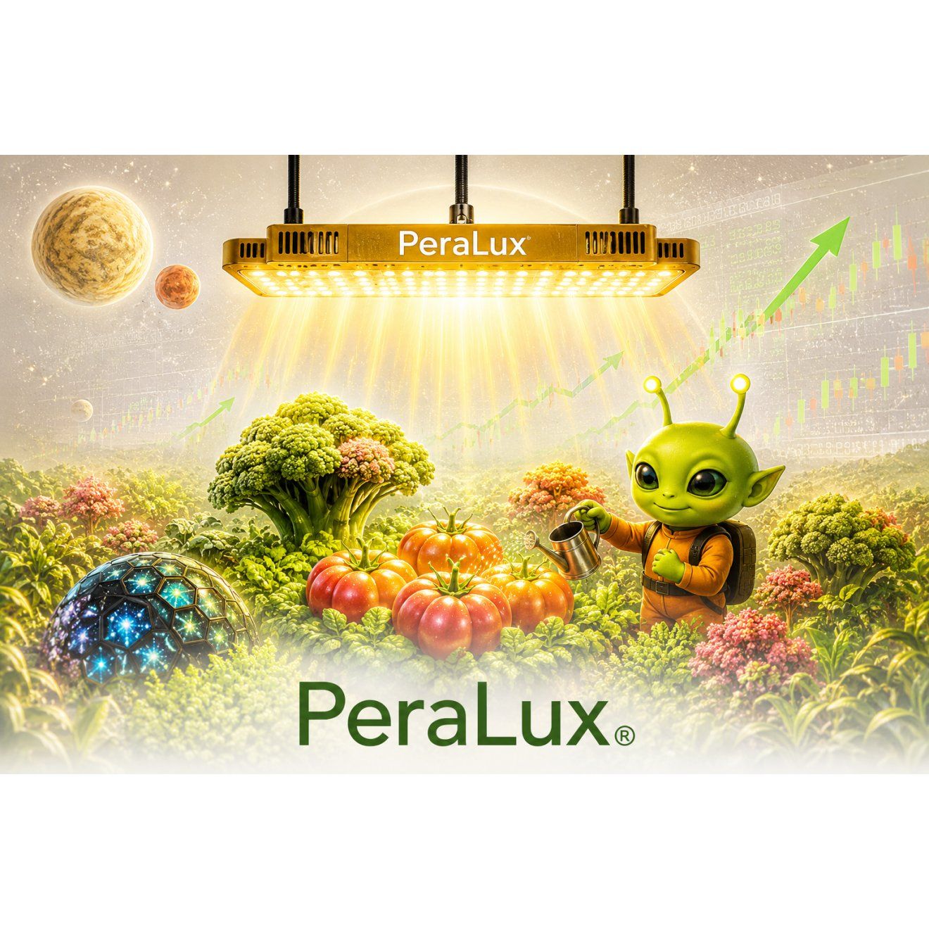 Lampade: Peralux QB-JT240 Quantum Board LED Grow Light Panel 240Watt – Nuovo e nell'imballaggio originale da Rietheim venduto da PeraLux 9