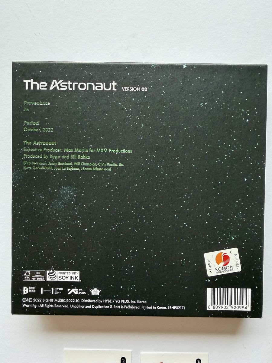 CD: BTS - Jin The Astronaut Version 1 & 2 – Nuovo (secondo la descrizione) da Belp venduto da silverlight88 1