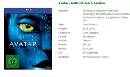 Avatar - Aufbruch Nach Pandora (Bluray + DVD)