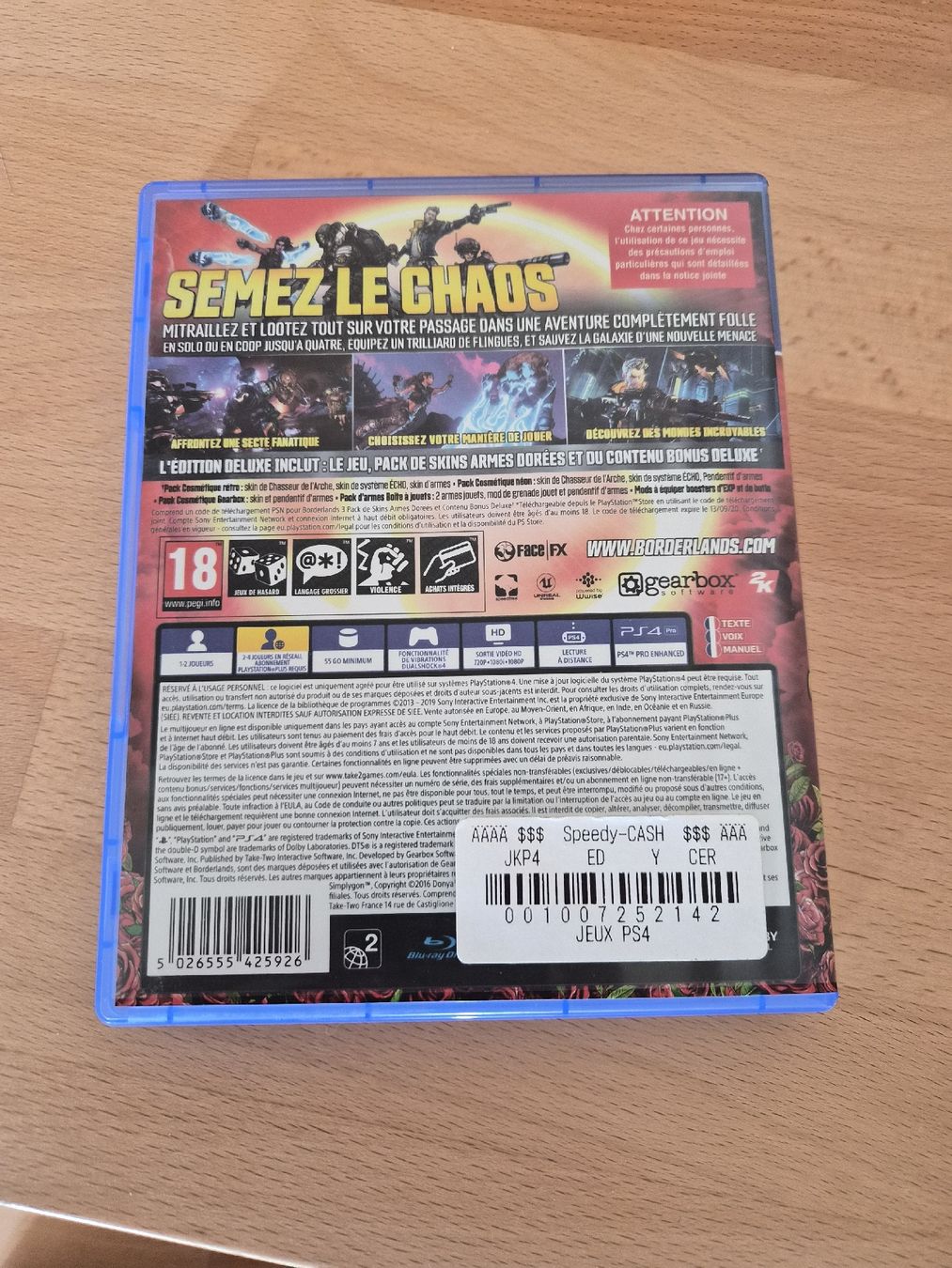 Sony Giochi: Borderlands 3 Edition Deluxe PS4 – Usato da La Joux FR venduto da car_ck96 2