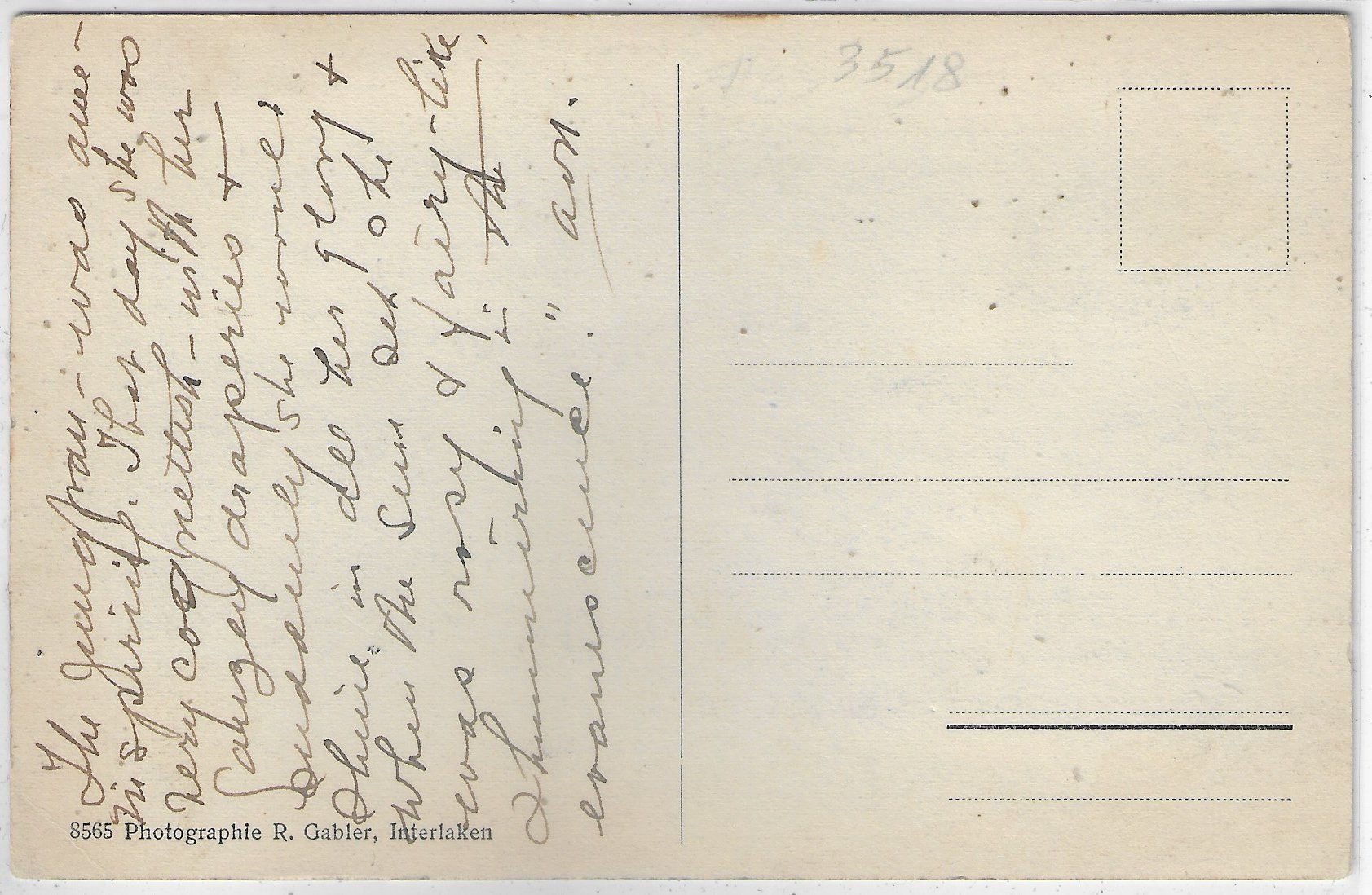 Cartes postales: Gsteig bei Interlaken – D'occasion à Ettingen par Kartenplanet 1
