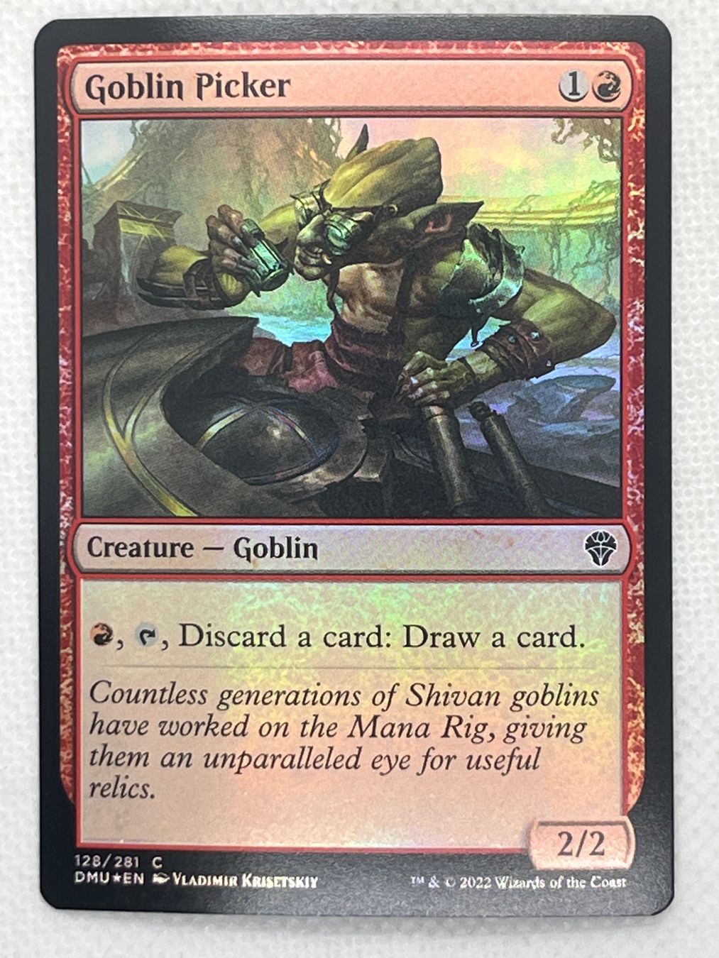Magic The Gathering Carte collezionabili: Magic The Gathering - Goblin Picker - DMU - Foil – Usato da Hinterkappelen venduto da Kim1992