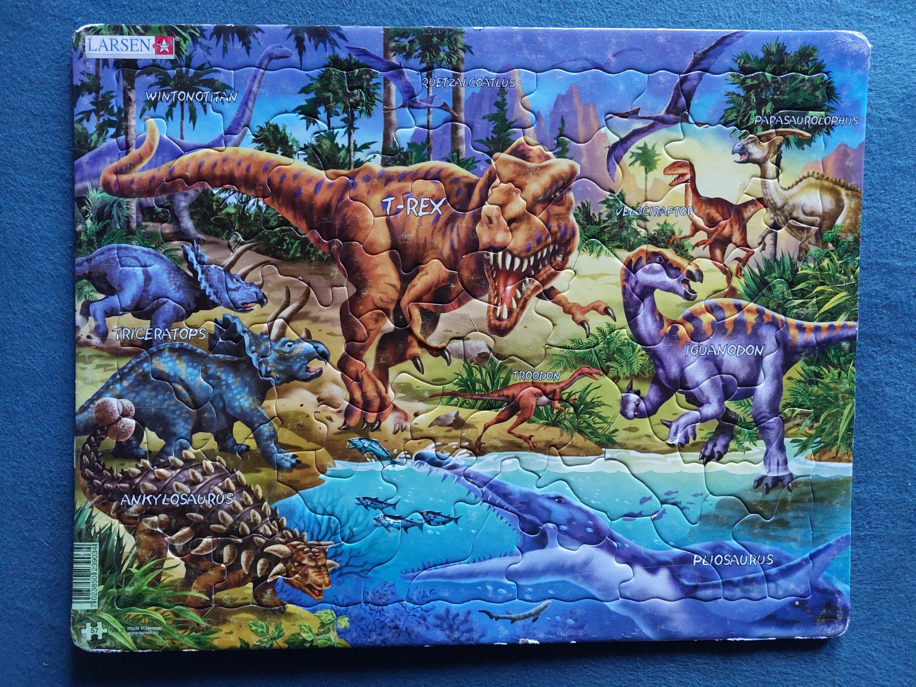 Puzzle: Dinosaurier-Puzzle – Usato da Ruswil venduto da hubakuck