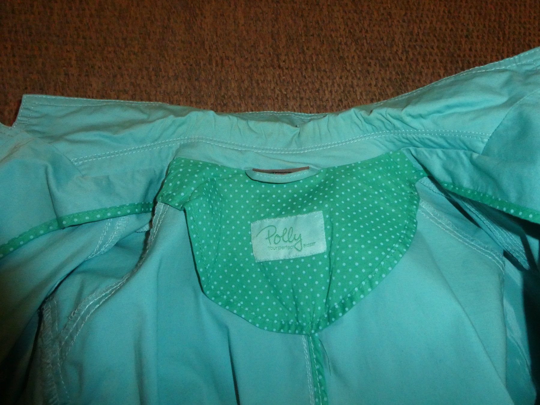 Jacken: Blazer, Damen, türkis, Grösse 38/M mit Bluse – Gebraucht aus Mels von KOSL 4