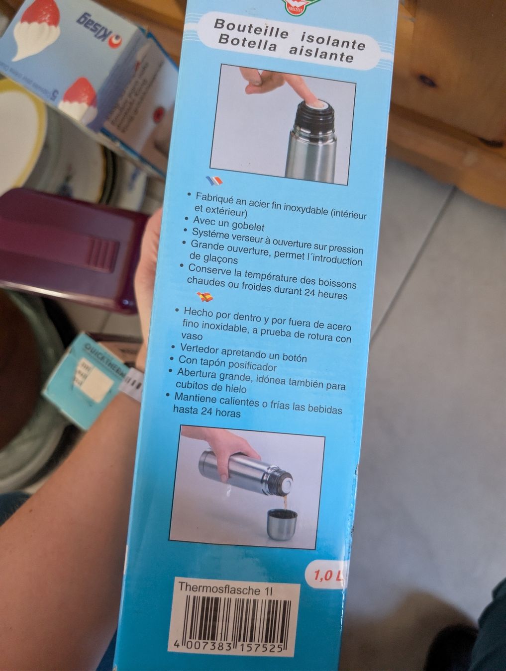 Borracce & Thermos: Thermosflasche NEU  – Nuovo e nell'imballaggio originale da Bern venduto da berneroberlaenderin 1