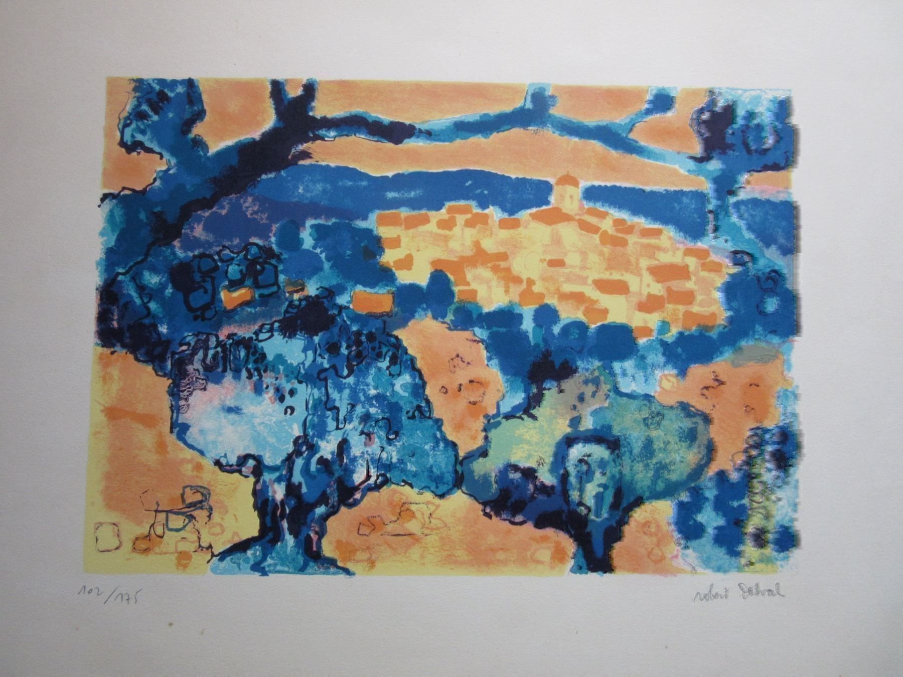 Grafica & Litografie: Robert DELVAL LITHOGRAPHIE SIGNIERT NUMMERIERT – Usato da Gersau venduto da grafik-kunst