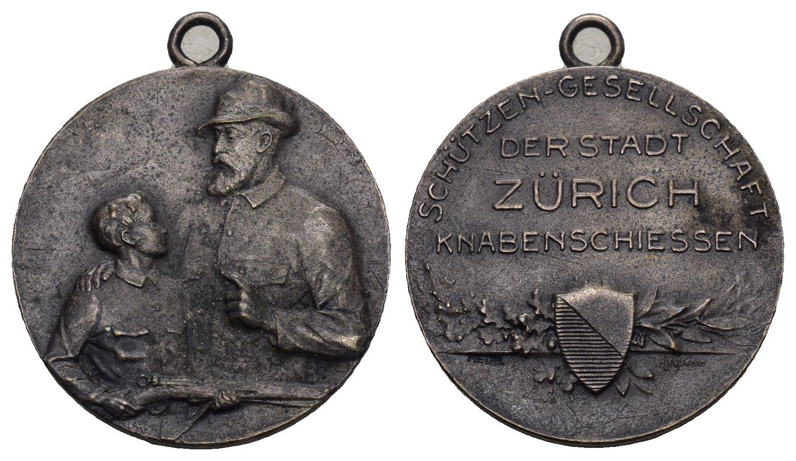 Medaillen: Zürich O.J – Gebraucht aus Bern von numismatictops
