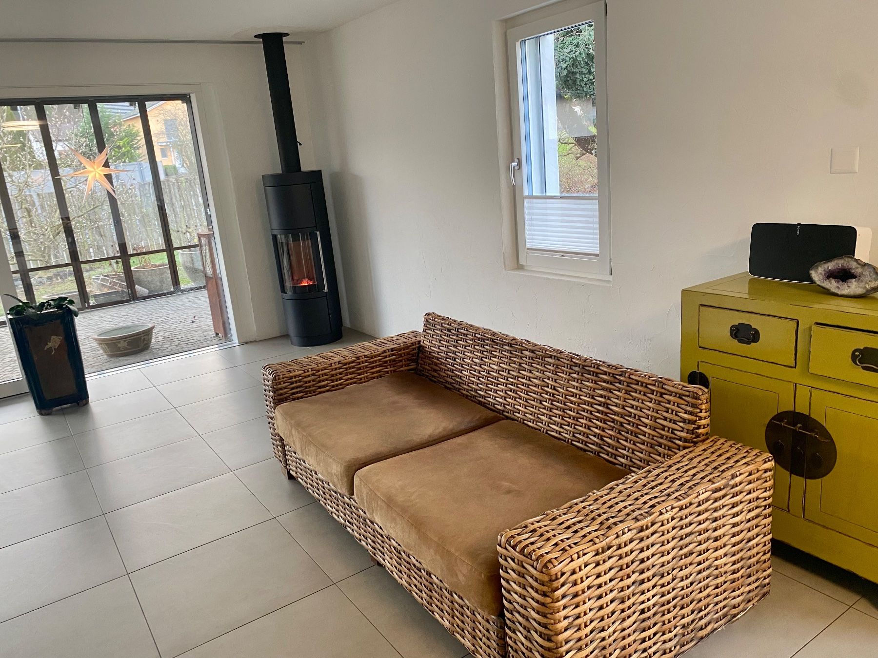 Divani: Rattansofa natur – Usato da Mägenwil venduto da OsakaNinja 1