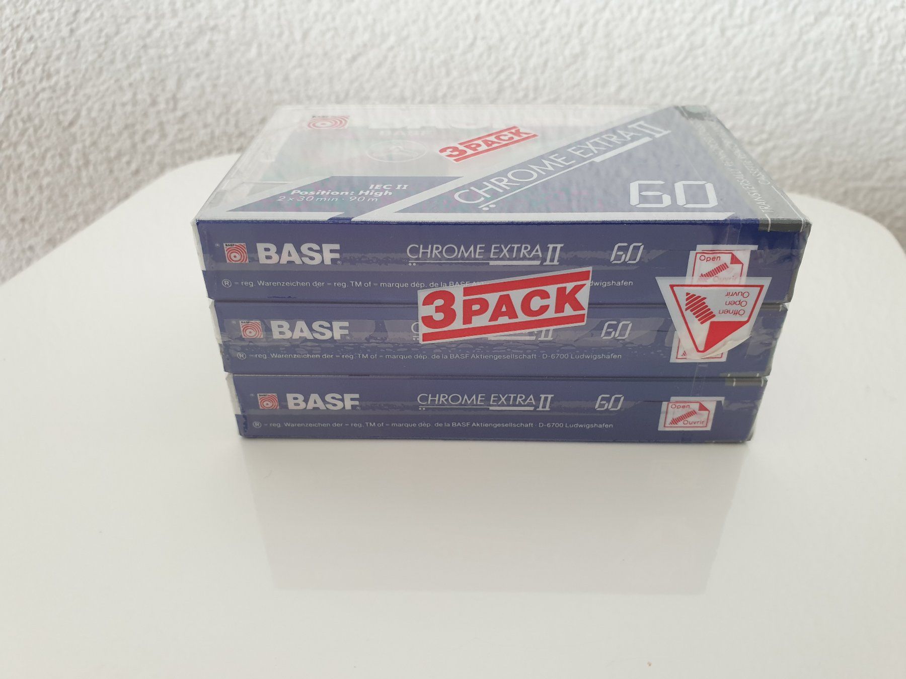 Musicassette: 3x BASF Kassetten Chrome Extra II 60 min OVP – Nuovo e nell'imballaggio originale da Obfelden venduto da Masme 3