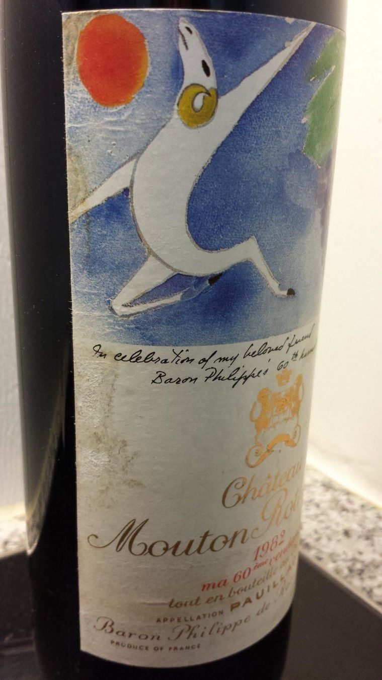 Mouton Rothschild Vino: Chateau Mouton Rothschild 1982 – Nuovo (secondo la descrizione) da Grenchen venduto da poggione 2