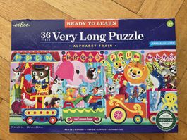 Puzzle alphabet train trèèèèèès long 36 pièces!