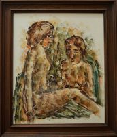 Calvin Waller Burnett (1921 – 2007) – Huile originale signée