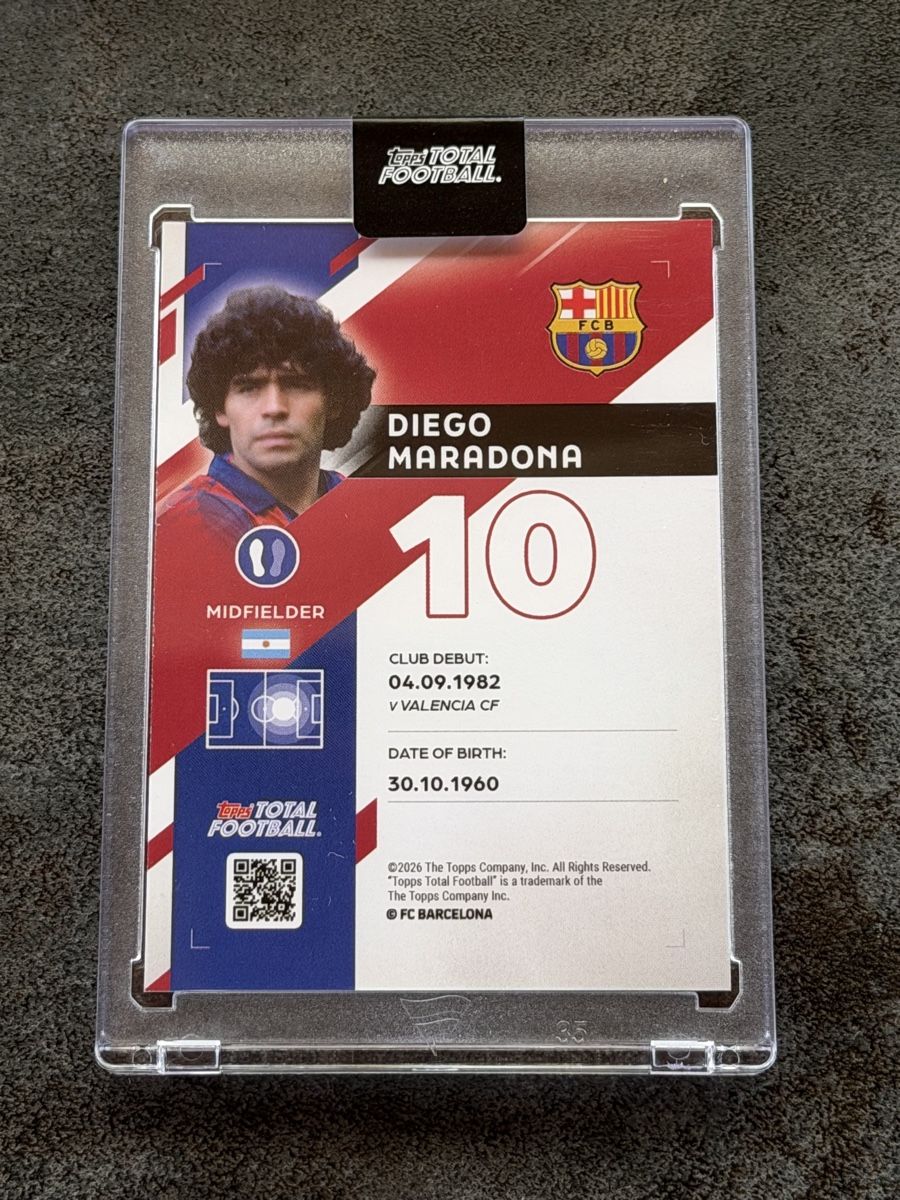 Topps Carte collezionabili: Diego Maradona 15/50 - Topps TTF Legends – Nuovo (secondo la descrizione) da Kaiseraugst venduto da 420n 1