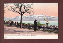 LAUSANNE - Les Alpes depuis Montbenon