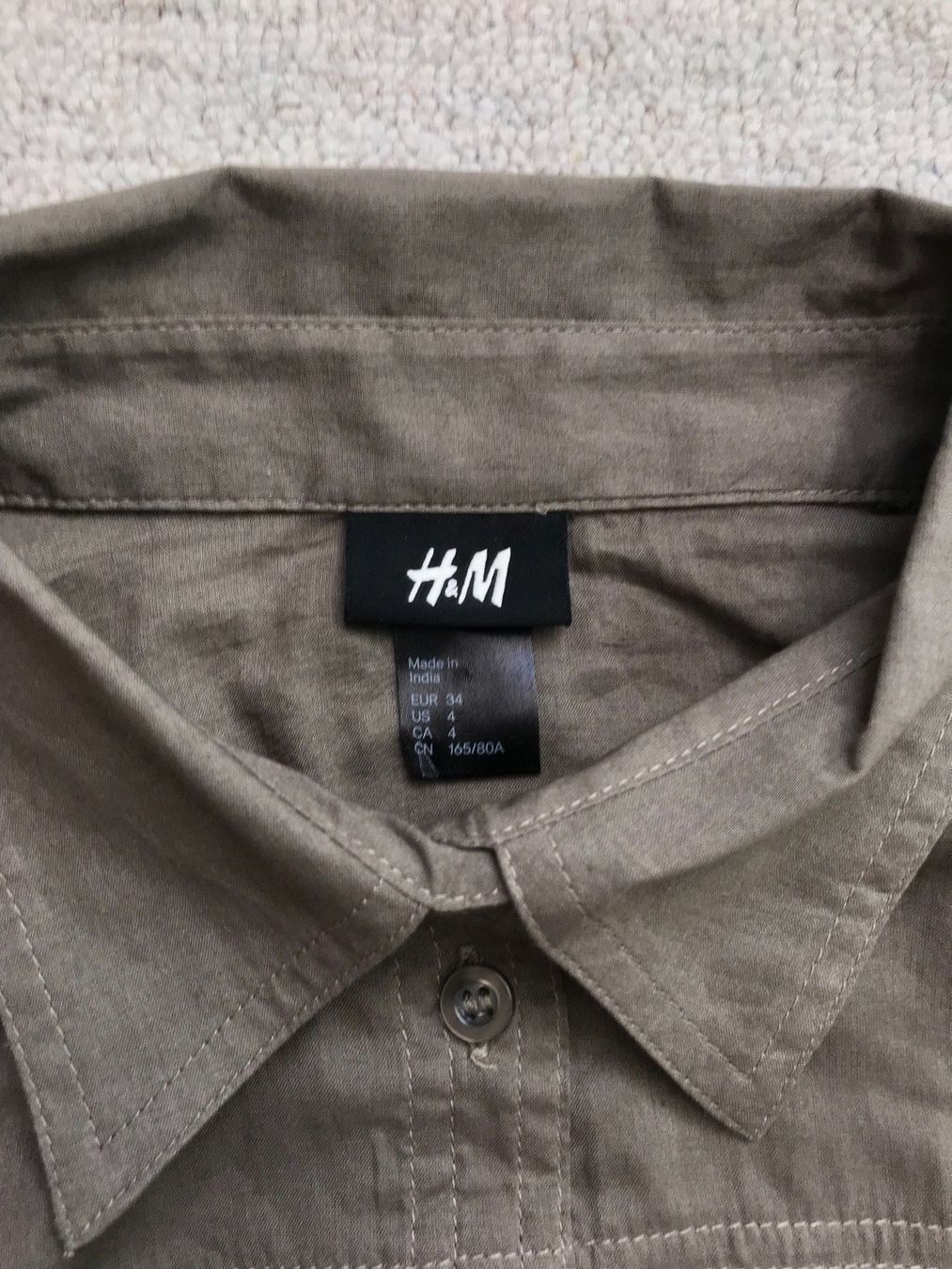 H&M Camicette: Chemise "H&M" 34 Hemd olive – Nuovo (secondo la descrizione) da Echandens venduto da pepite30 3