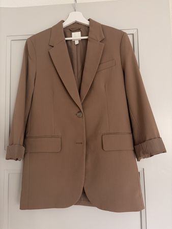 Beiger/Hellbrauner Blazer in Grösse XS bon H&M