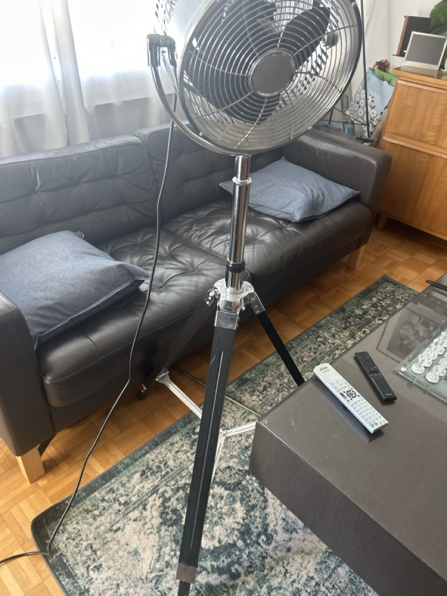 Ventilatoren: Standventilator im Retro Design mit Stativfuss chrom – Gebraucht aus Stäfa von mic.walo 2