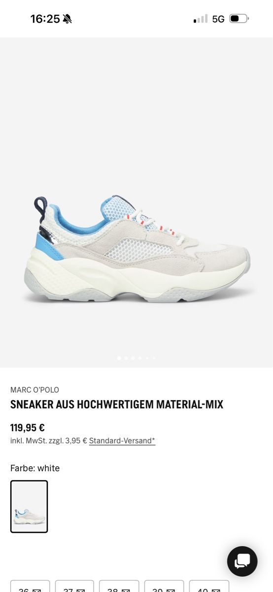 Marc O'Polo Scarpe da donna: Comfortable Kids' Sneakers - Size 37 - Lightly Used – Usato da Birmensdorf ZH venduto da vic_mv7m 7