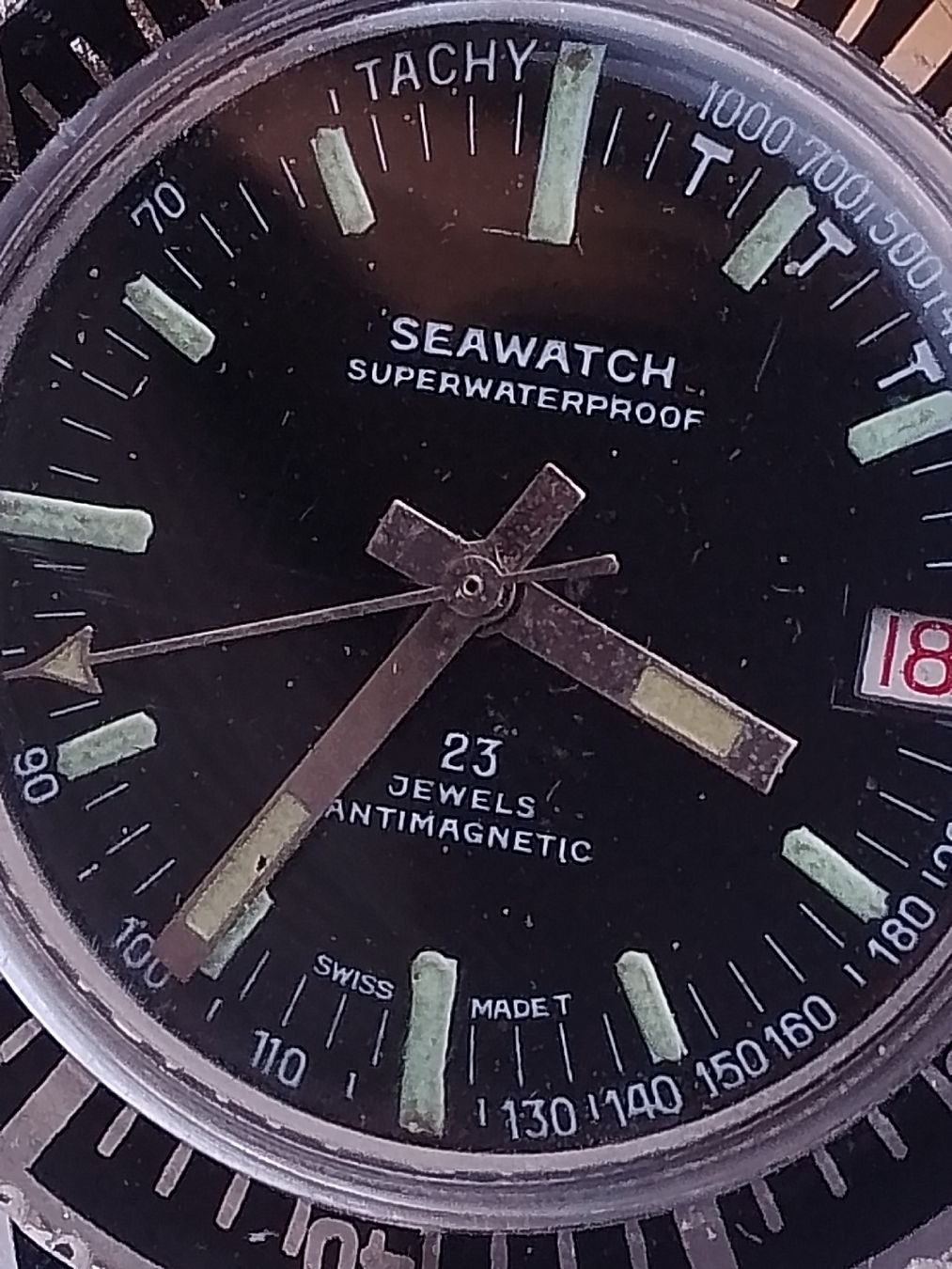 Swiss Orologi: SeaWatch Sub vintage 38mm läuft super – Usato da Agno venduto da sam2608 2