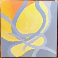 Bild / Gemälde – Jacqueline Steudler – Gouache 30 x 30 cm