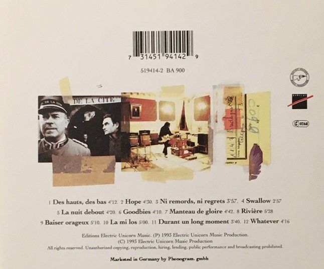 CD: Stephan Eicher – Carcassonne – Usato da Grüningen venduto da azulverde 1