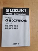 Suzuki GSX 750 S Teilekatalog (83-8) Oldtimer Motorrad
