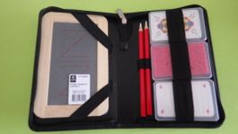 Jass-Set, neu, orginalverpackt, mit Schiefer Jasstafel