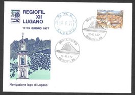 Schiffsbrief S.N.L. Elvezia Regiofil Lugano 18.6.1977
