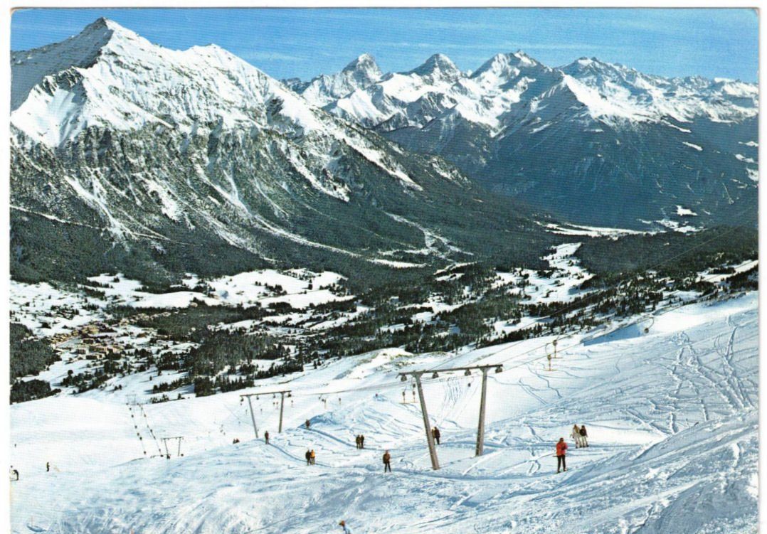 Cartoline postali: Lenzerheide - Skilift – Usato da Binningen venduto da Mountainrider
