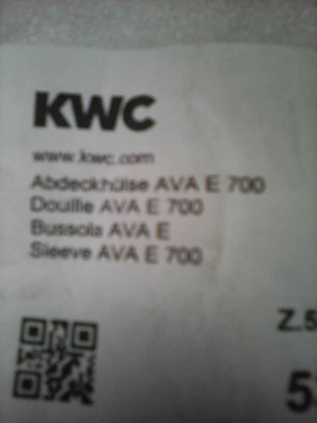 Kwc Docce: KWC  ABDECKHÜLSEN – Nuovo e nell'imballaggio originale da ziefen venduto da recher2