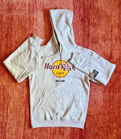 Hard Rock Cafe Milano Hoodie Grau Grösse M - Neu!