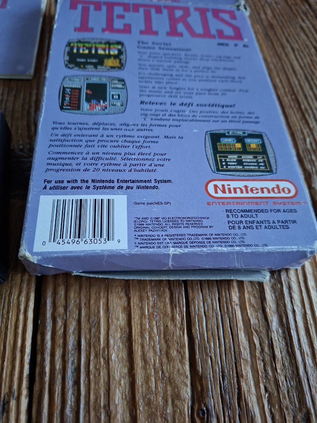 Nintendo Giochi: boîte nintendo tetris nes – Usato da Chavannes-de-Bogis venduto da senator635 1