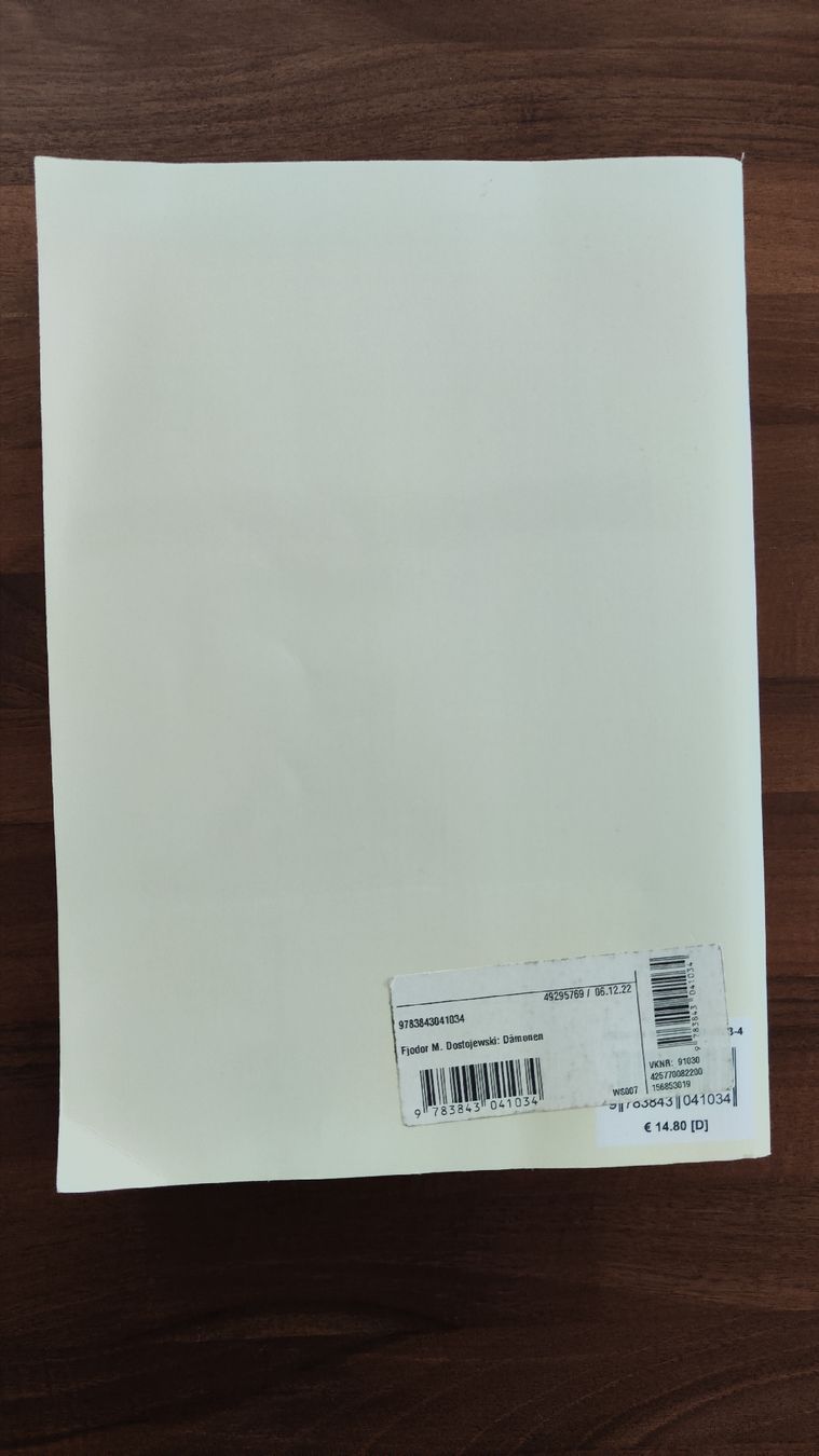 Libri: Fjodor M. Dostojewski - Die Dämonen – Usato da Zuchwil venduto da KohlaMagic 1