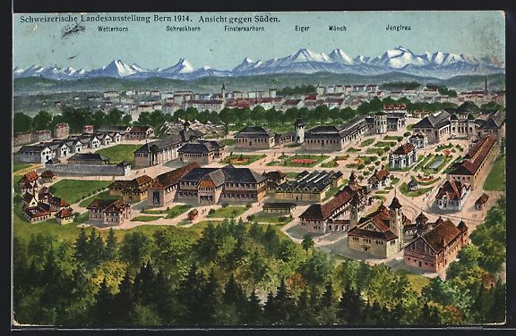 Cartoline postali: Bern, Schweizerische Landesausstellung 1 – Usato da Berlin venduto da bartko-reher