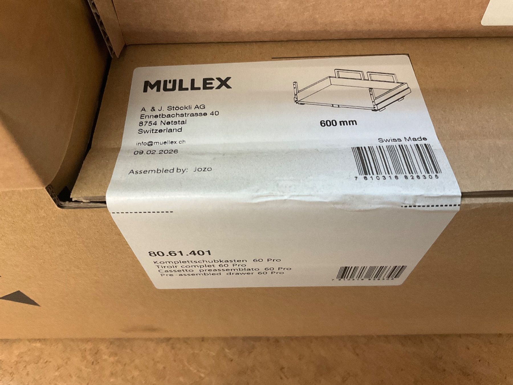 Müllex Poubelles: 080 Müllex Abfallsystem X60 L7 Basic Pro – Neuf (Voir description) à Derendingen par Meisterstuecke 6