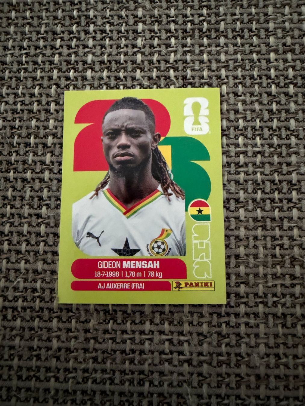 Panini Carte collezionabili: FIFA WM 2026 Panini GHA 7 – Usato da Egg b. Zürich venduto da pie_9jrw